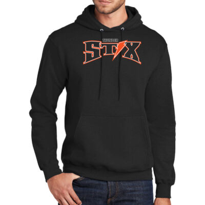 Thunder Stix Softball 2026 Logo 1 - Tall Core Fleece Pullover Hooded Sweatshirt Thumbnail