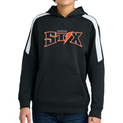 Thunder Stix Softball 2026 Logo 1 - Youth Sport Wick ® Fleece United Pullover Hoodie Thumbnail