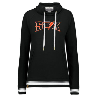 Thunder Stix Softball 2026 Logo 1 - Women's All-American Fleece Funnel Neck Sweatshirt Thumbnail