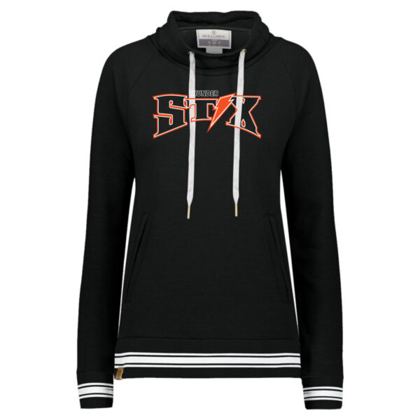 Thunder Stix Softball 2026 Logo 1 - Women's All-American Fleece Funnel Neck Sweatshirt Thumbnail