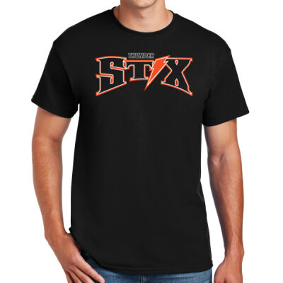 Thunder Stix Softball 2026 Logo 1 - DryBlend ® 50 Cotton/50 Poly T Shirt Thumbnail