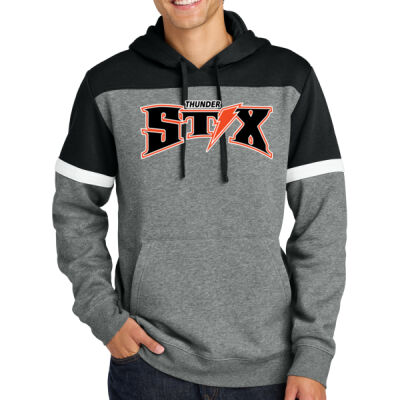 Thunder Stix Softball 2026 Logo 1 - Drive Fleece Colorblock Hoodie Thumbnail