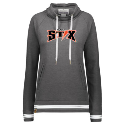 Thunder Stix Softball 2026 Logo 1 - Women's All-American Fleece Funnel Neck Sweatshirt - Women's All-American Fleece Funnel Neck Sweatshirt Thumbnail