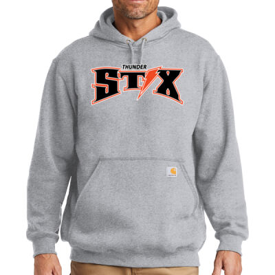 Thunder Stix Softball 2026 Logo 1 - Midweight Hooded Sweatshirt Thumbnail