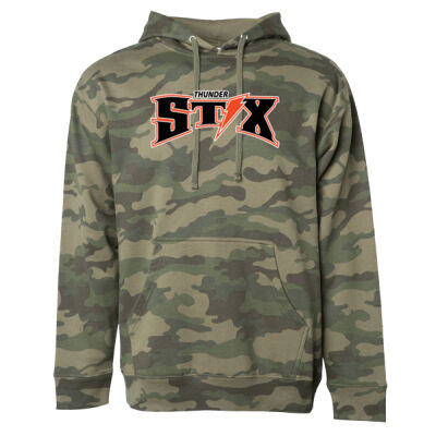 Thunder Stix Softball 2026 Logo 1 - Unisex Midweight Hooded Sweatshirt - Unisex Midweight Hooded Sweatshirt Thumbnail