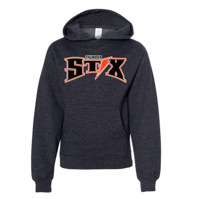 Thunder Stix Softball 2026 Logo 1 - Youth Midweight Hooded Sweatshirt Thumbnail