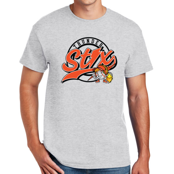 Thunder Stix Softball 2026 Logo 2 - DryBlend ® 50 Cotton/50 Poly T Shirt Thumbnail