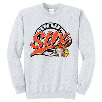 Thunder Stix Softball 2026 Logo 2 - Core Fleece Crewneck Sweatshirt Thumbnail