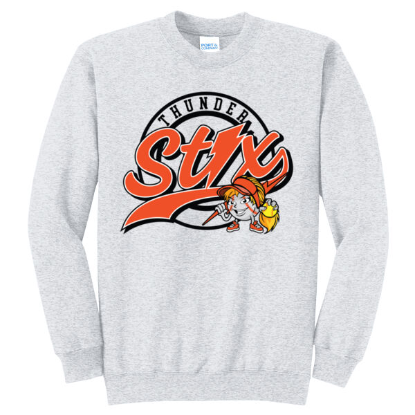 Thunder Stix Softball 2026 Logo 2 - Core Fleece Crewneck Sweatshirt Thumbnail