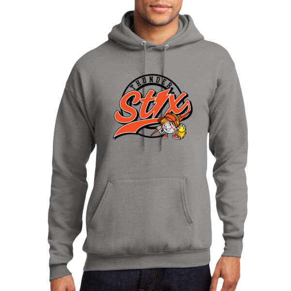 Thunder Stix Softball 2026 Logo 2 - Core Fleece Pullover Hooded Sweatshirt Thumbnail