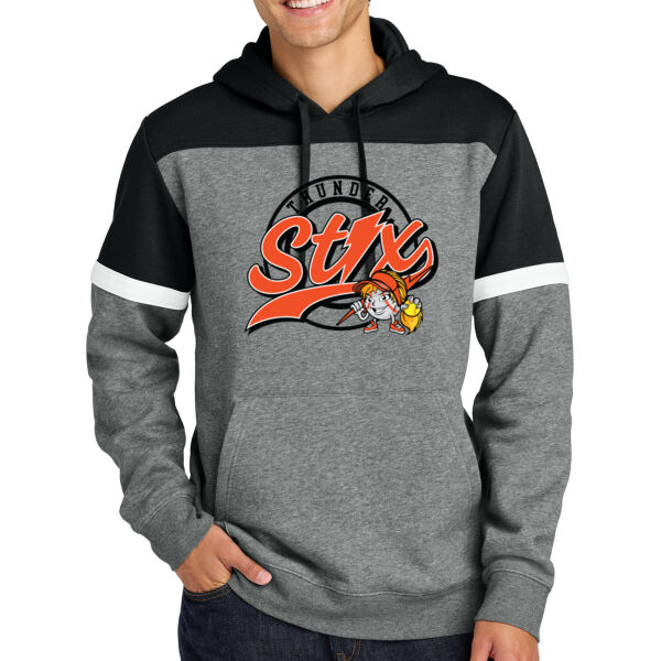 Thunder Stix Softball 2026 Logo 2 - Drive Fleece Colorblock Hoodie Thumbnail