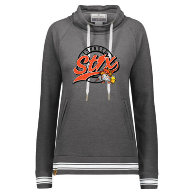 Thunder Stix Softball 2026 Logo 2 - Women's All-American Fleece Funnel Neck Sweatshirt Thumbnail