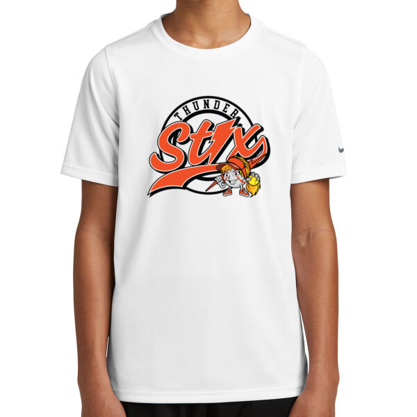 Thunder Stix Softball 2026 Logo 2 - Youth Swoosh Sleeve rLegend Tee Thumbnail