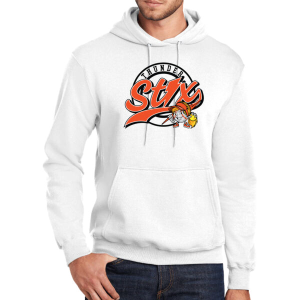 Thunder Stix Softball 2026 Logo 2 - Tall Core Fleece Pullover Hooded Sweatshirt Thumbnail