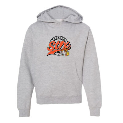 Thunder Stix Softball 2026 Logo 2 - Youth Midweight Hooded Sweatshirt Thumbnail