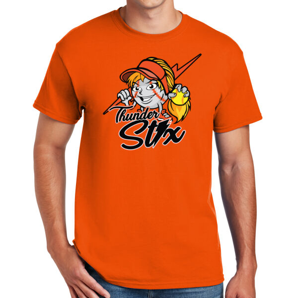 Thunder Stix Softball 2026 Logo 3 - DryBlend ® 50 Cotton/50 Poly T Shirt Thumbnail