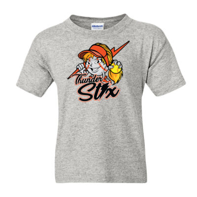 Thunder Stix Softball 2026 Logo 3 - DryBlend® Youth T-Shirt Thumbnail