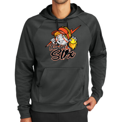 Thunder Stix Softball 2026 Logo 3 - Therma FIT Pocket Pullover Fleece Hoodie Thumbnail