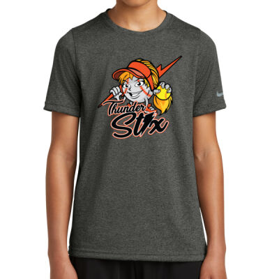 Thunder Stix Softball 2026 Logo 3 - Youth Swoosh Sleeve rLegend Tee Thumbnail