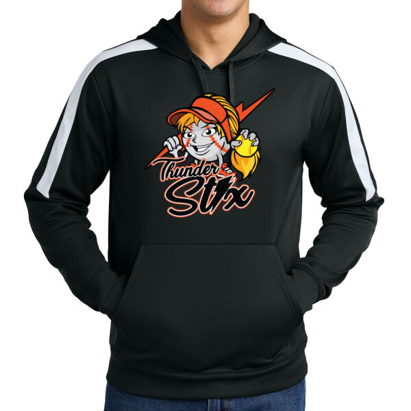 Thunder Stix Softball 2026 Logo 3 - Sport Wick ® Fleece United Pullover Hoodie Thumbnail