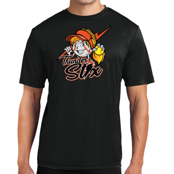 Thunder Stix Softball 2026 Logo 3 - Tall PosiCharge ® Competitor Tee Thumbnail