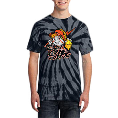 Thunder Stix Softball 2026 Logo 3 - Tie Dye Tee Thumbnail