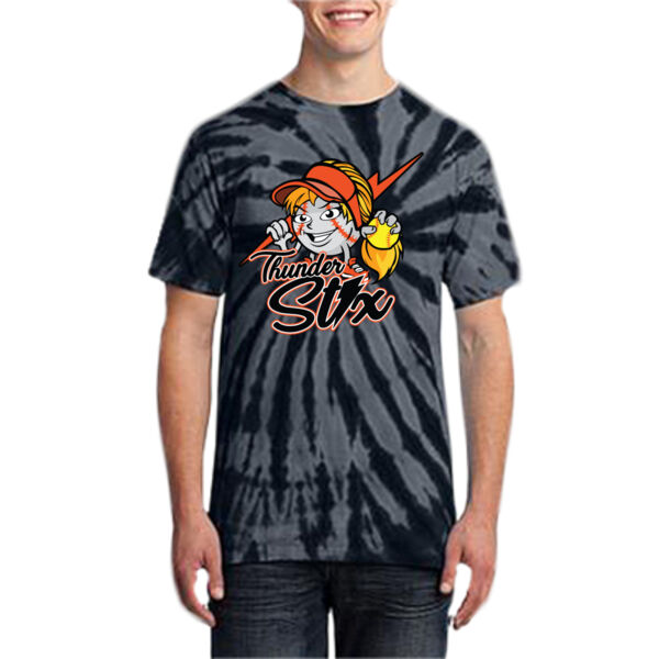 Thunder Stix Softball 2026 Logo 3 - Tie Dye Tee Thumbnail