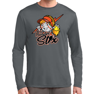 Thunder Stix Softball 2026 Logo 3 - Tall Long Sleeve PosiCharge ® Competitor Tee Thumbnail