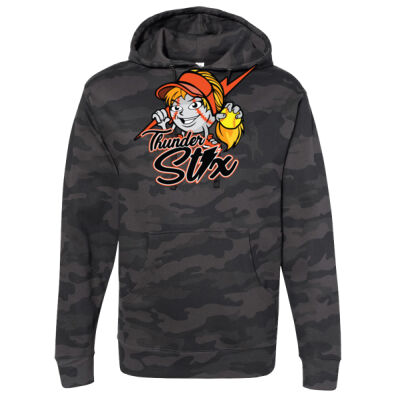 Thunder Stix Softball 2026 Logo 3 - Unisex Midweight Hooded Sweatshirt Thumbnail