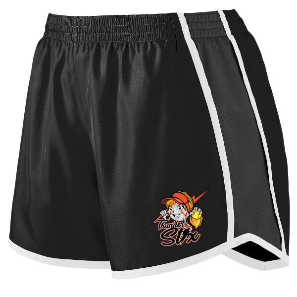 Thunder Stix Softball 2026 Logo 3 - Girls' Pulse Team Shorts Thumbnail