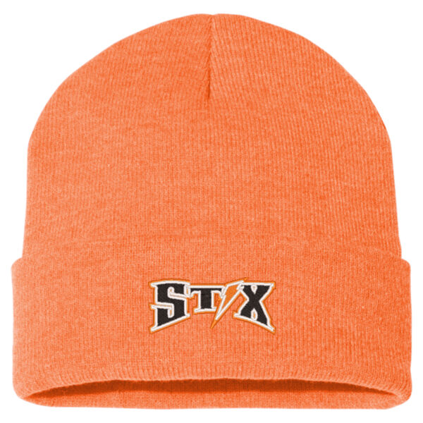Thunder Stix Softball 2026 Embroidered  - 12" Solid Cuffed Beanie Thumbnail