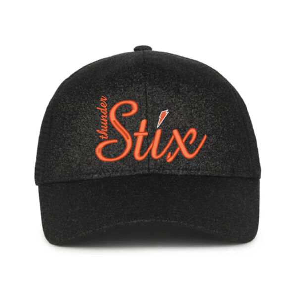 Thunder Stix Softball 2026 Embroidered  - Glitter Mesh Back Thumbnail